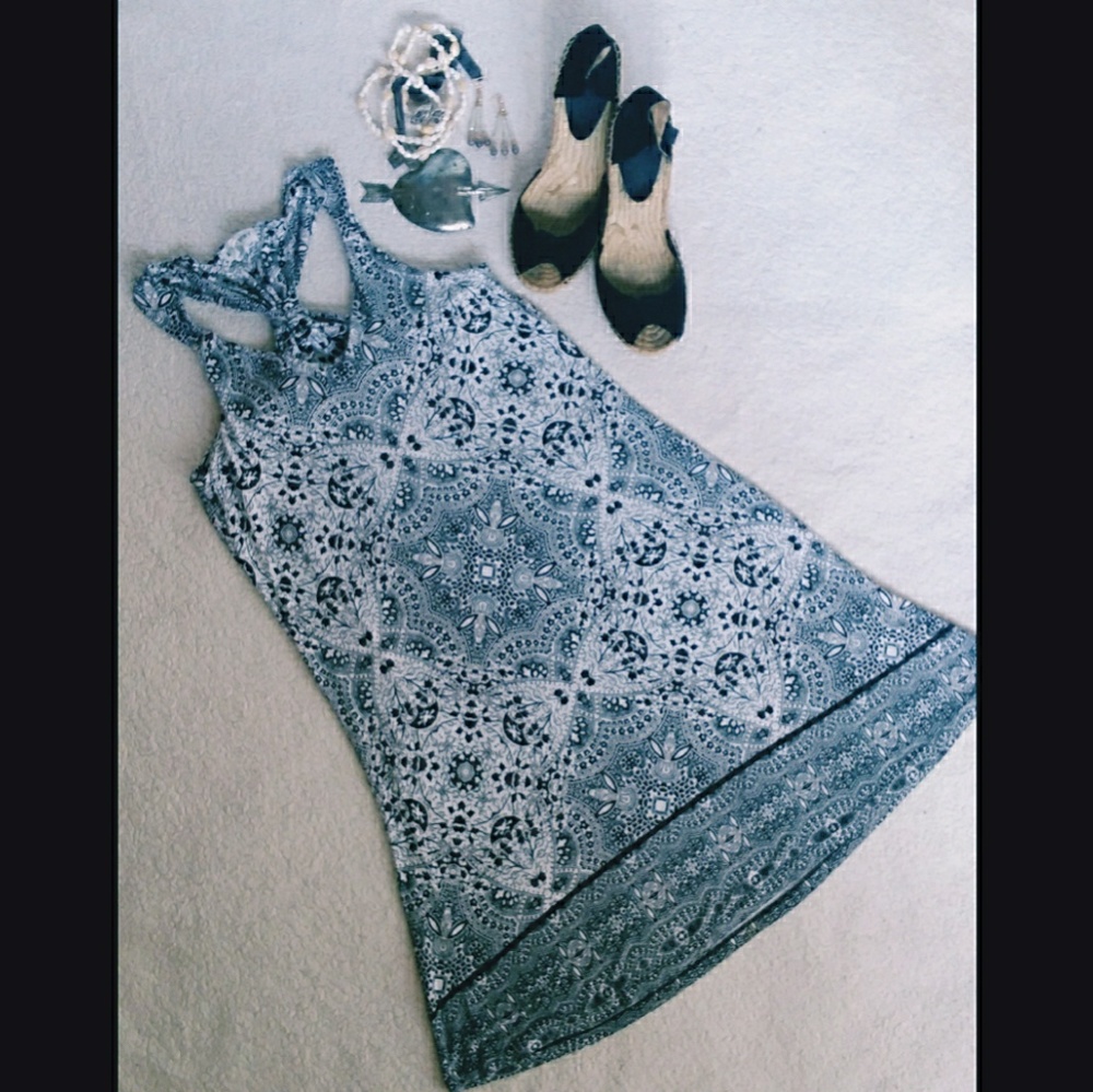 B&W Bohemian Dress